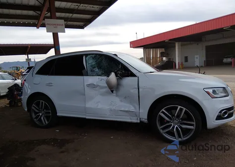 2016 Audi Sq5 3.0T Premium Plus из США, поврежденный, VIN WA1CCAFP1GA124775